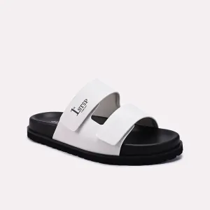 Chill Step White Casual Slippers Mens 0151147