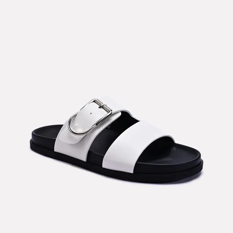 Foam material White Casual Slides For Men 0151108
