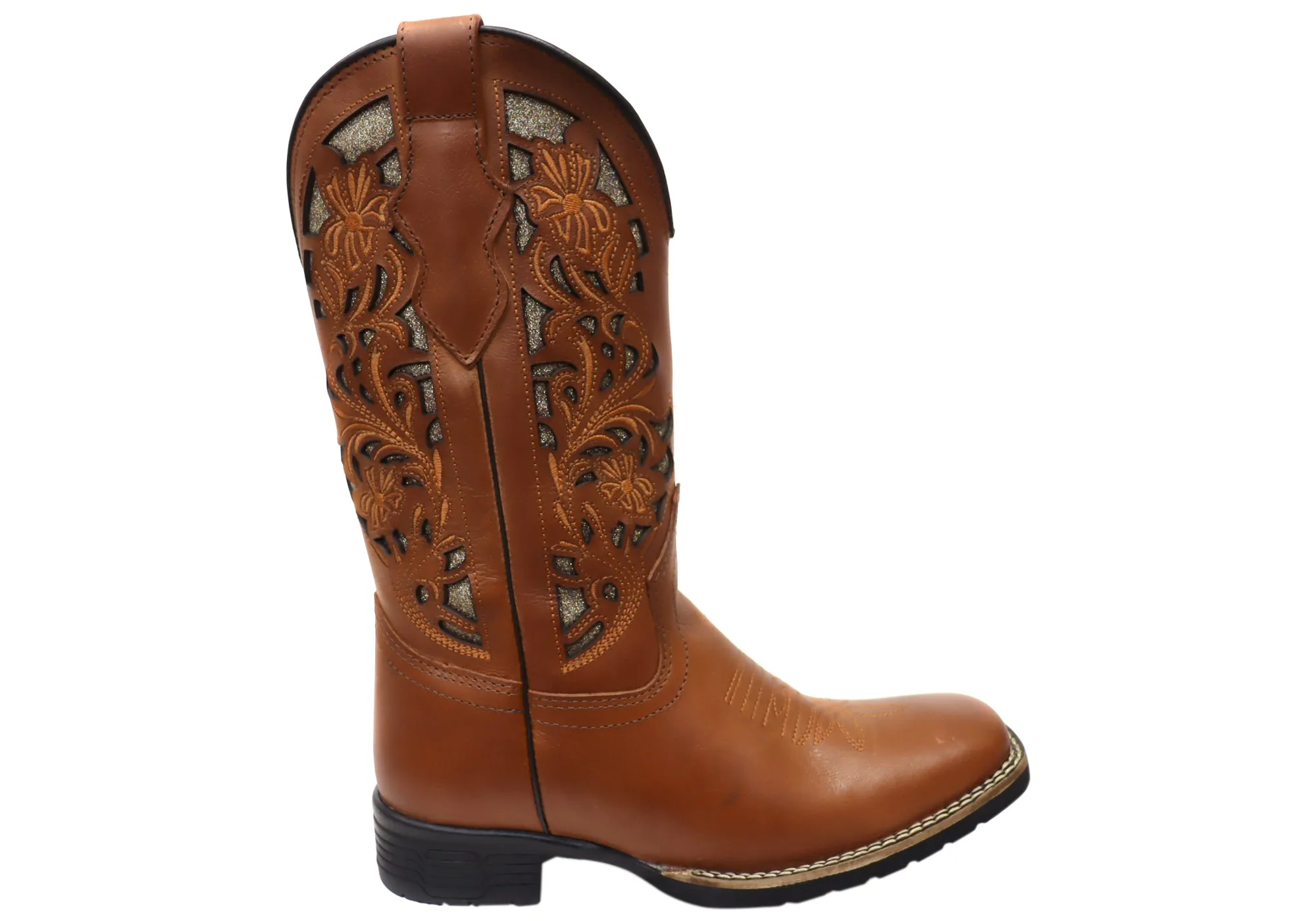 Nylon Material D Milton Catalina Womens Comfortable Leather Western Cowboy Boots