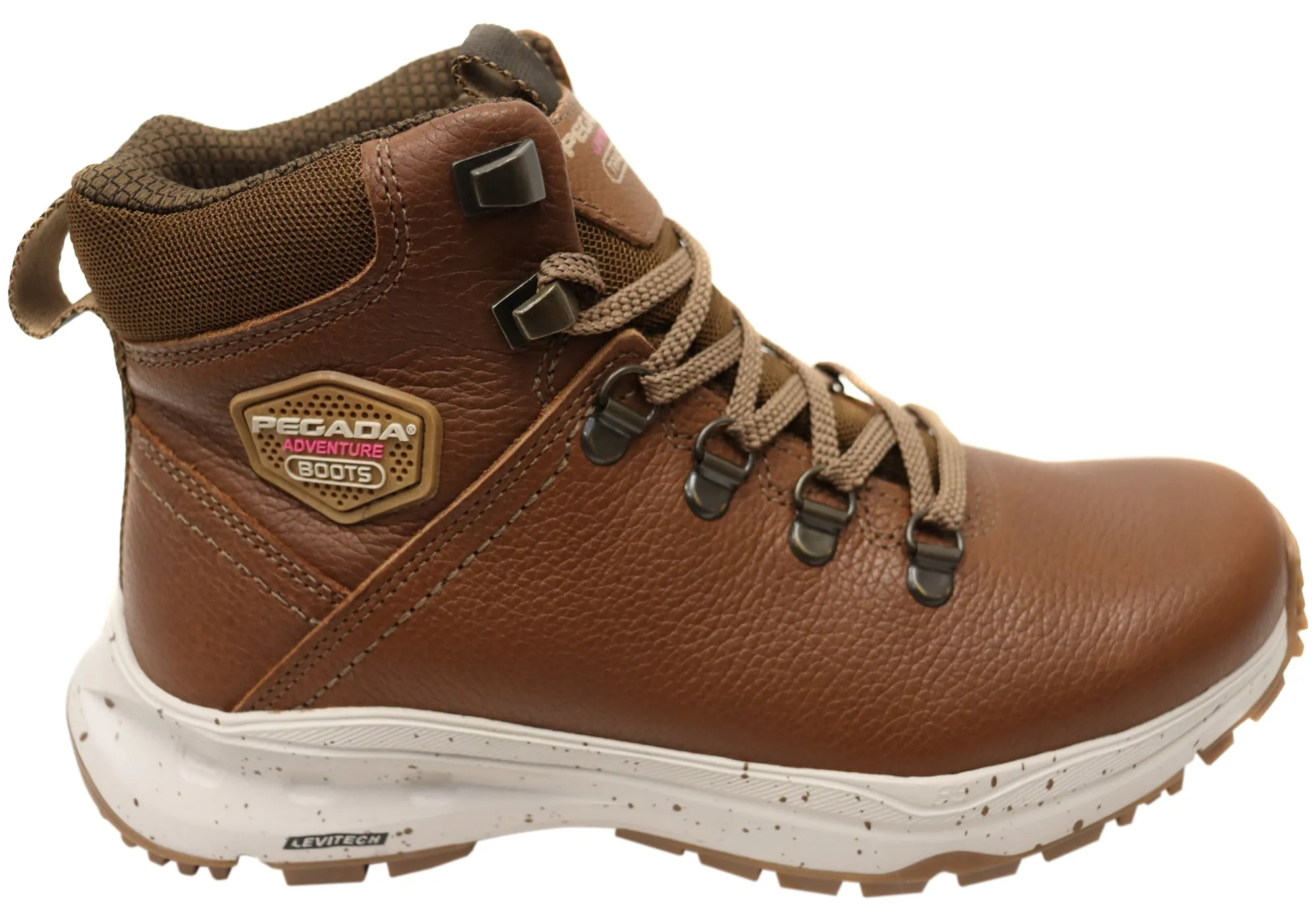 Outdoor Travel Pegada Everess Womens Brazilian Comfortable Leather Lace Up Boots
