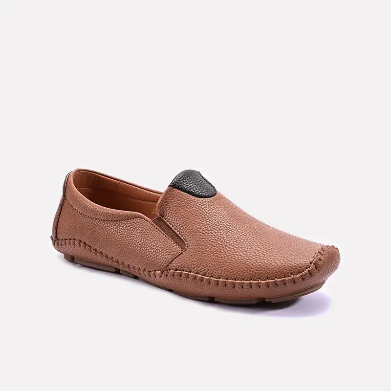 Brown Loafer Shoes 0130957 Parkour Step Wear resistant