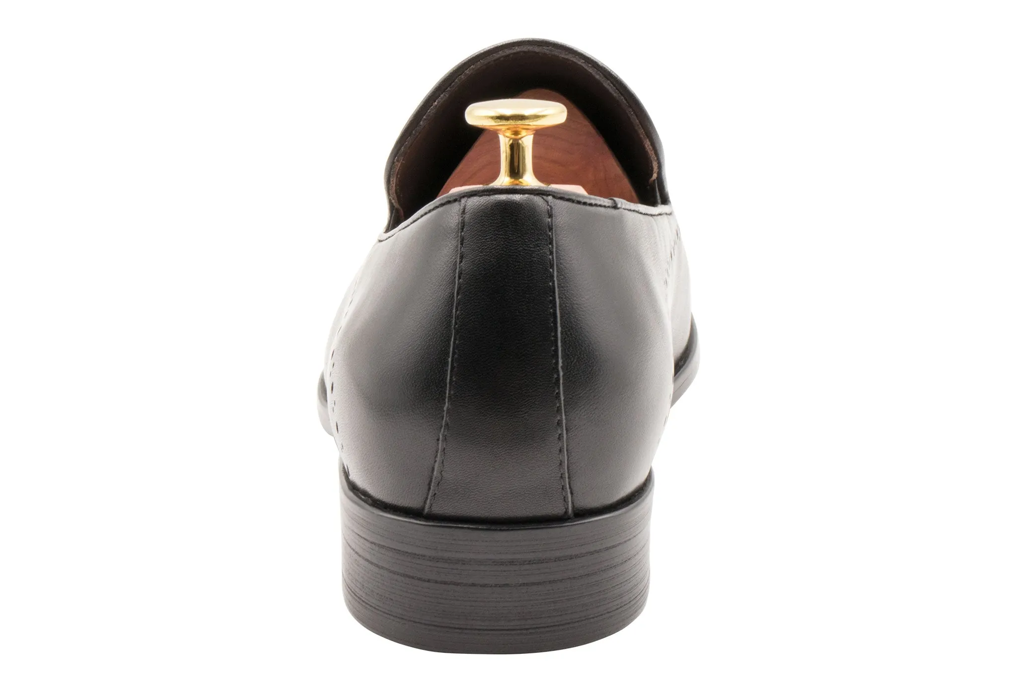 Muscle Aid Pergamino Black Tassel Loafer