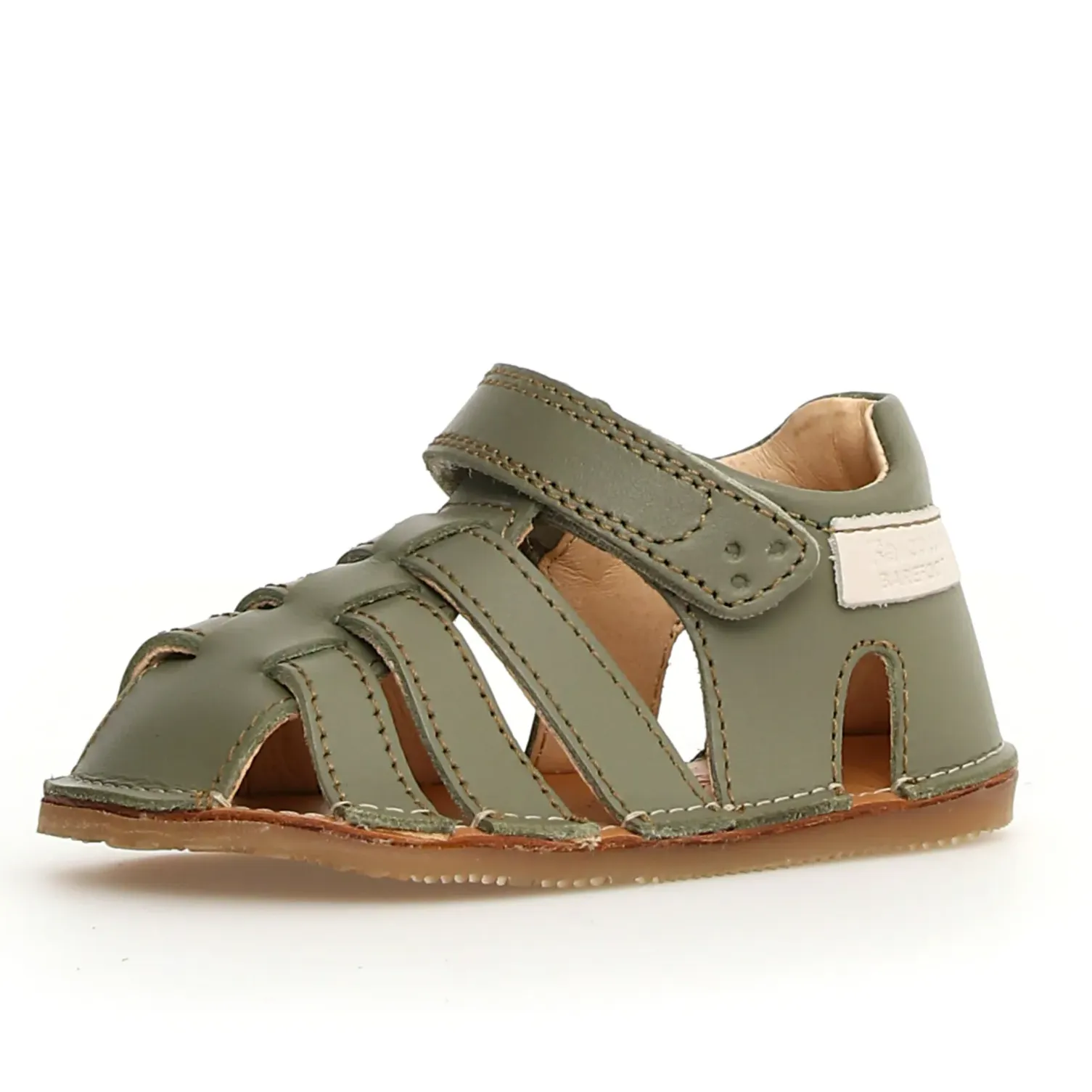 Dressy Freedom Step Falcotto Boy's And Girl's Erado Barefoot Sandals - Olive