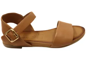 Orizonte Eclipse Womens Comfortable European Leather Sandals No Hassle Footwear for All