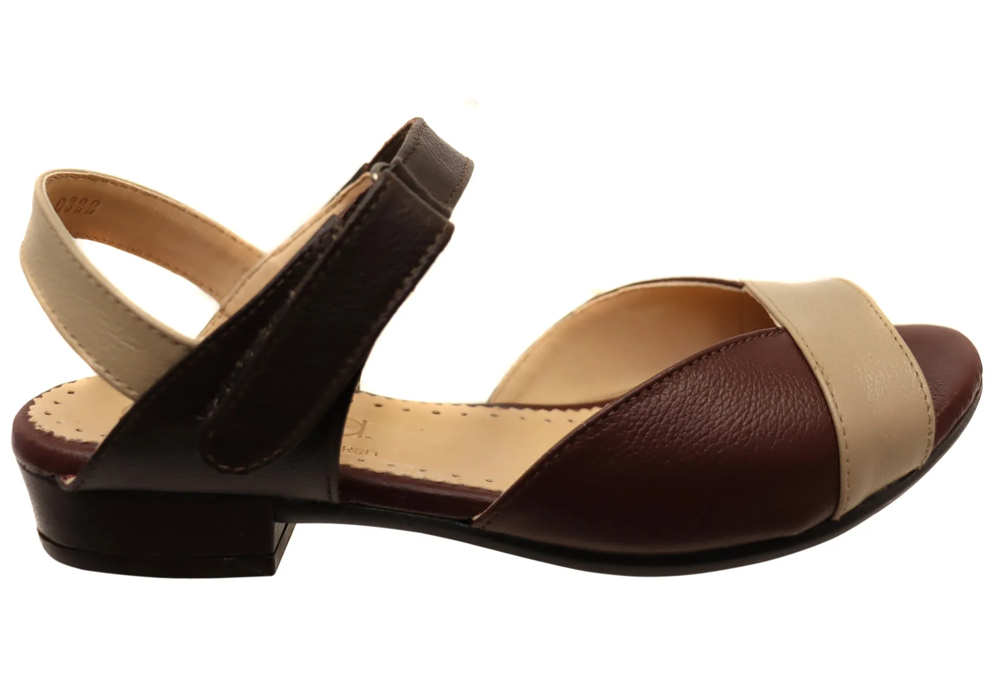 Soft Band White Clean Opananken Jazebel Womens Comfortable Brazilian Leather Sandals