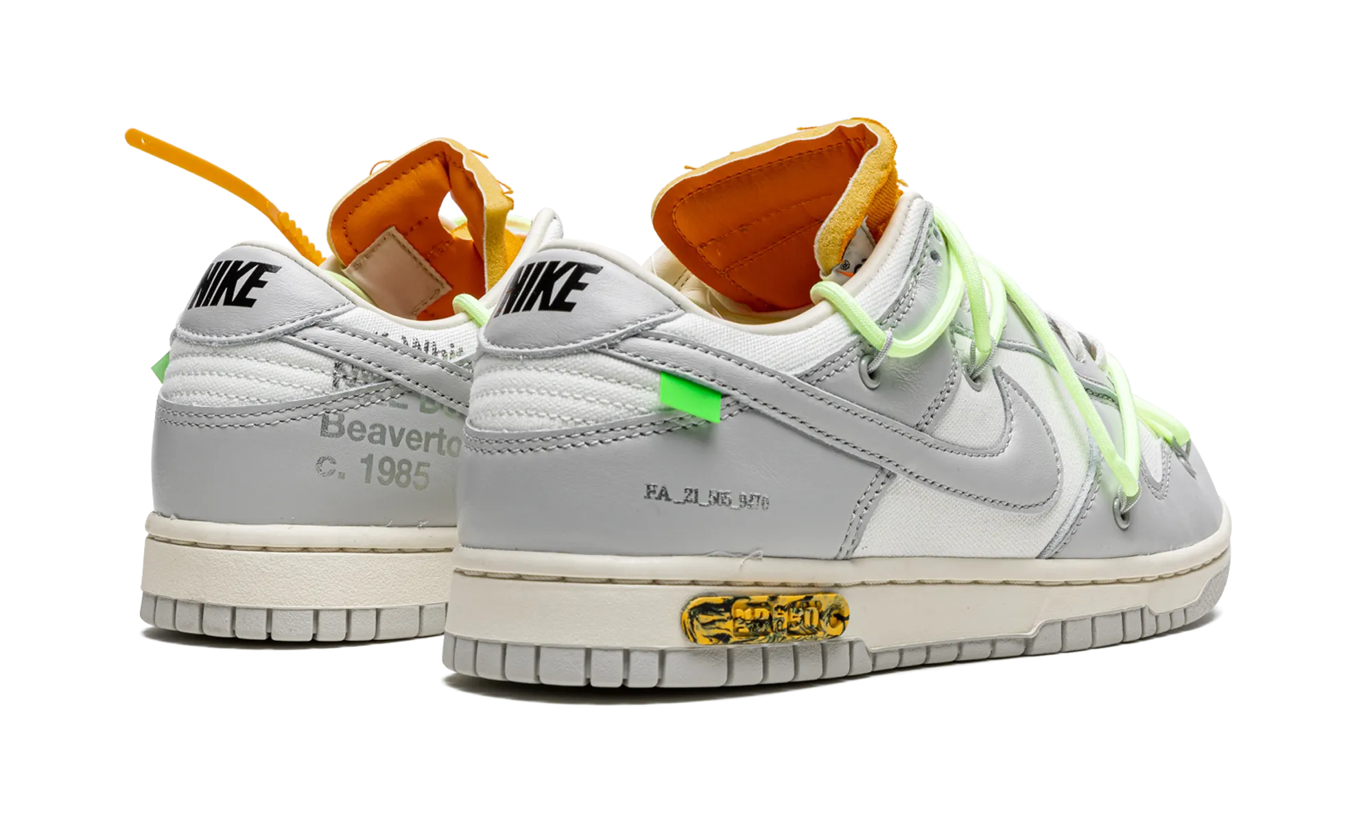 Dunk Low "Off-White Lot 43" Comfort experience