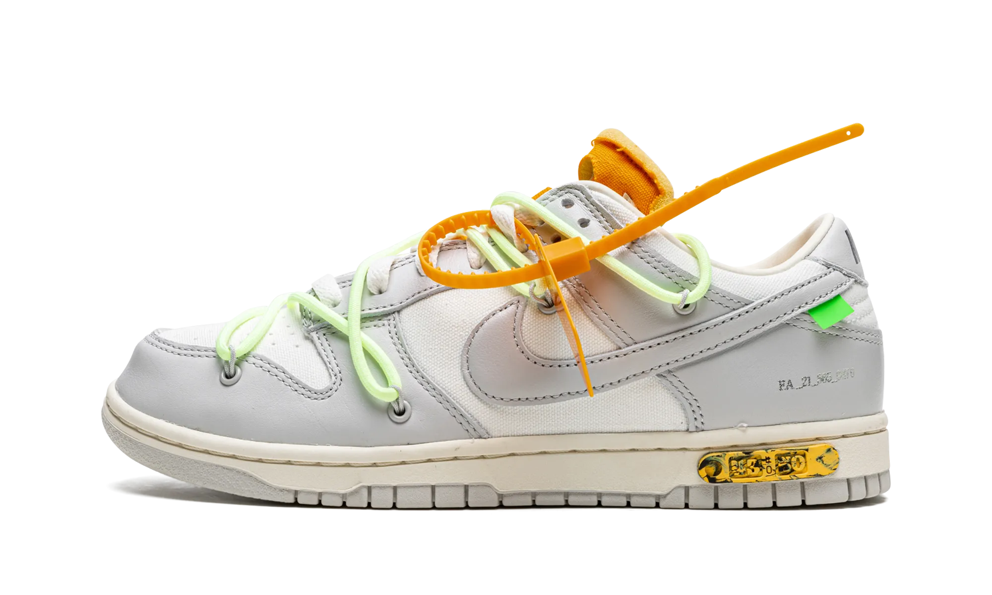 Dunk Low "Off-White Lot 43" Guide Step