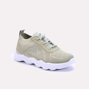 Reliable Traction Mireille Green Perforated Sneakers 0440738