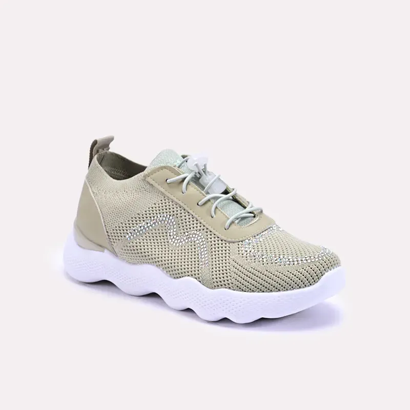 Breathable TPU Mireille Green Perforated Sneakers 0440738