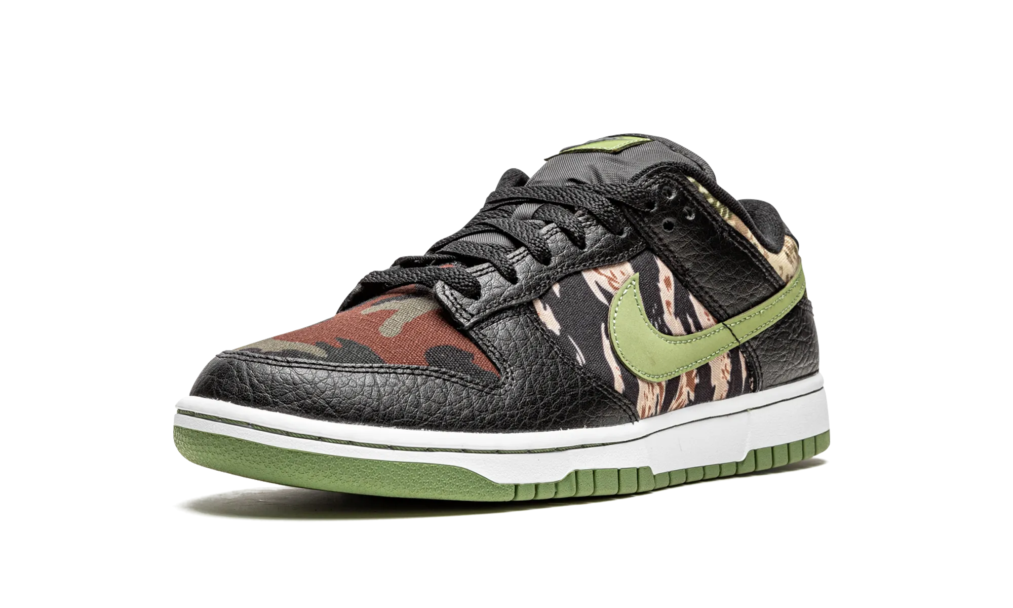 Denim Ease Relaxed Vibe Dunk Low "Black Multi-Camo"