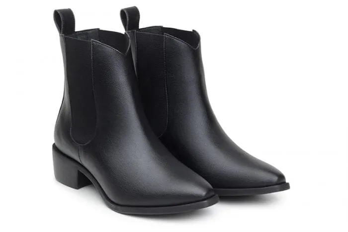 Trendy Footwear 'Marcela II?? Women's Vegan Chelsea Boot by Ahimsa - Black