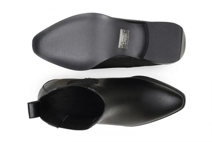 'Marcela II?? Women's Vegan Chelsea Boot by Ahimsa - Black Graduate