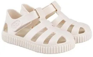 Igor Boy's and Girl's Nico MC Sandal - Marfil Open Form Comfy Travel Flats