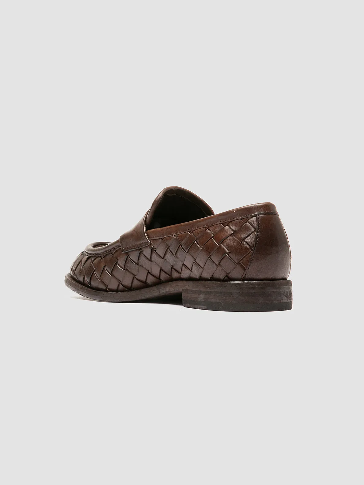 portable RUGGED 008 - Brown Leather Penny Loafers