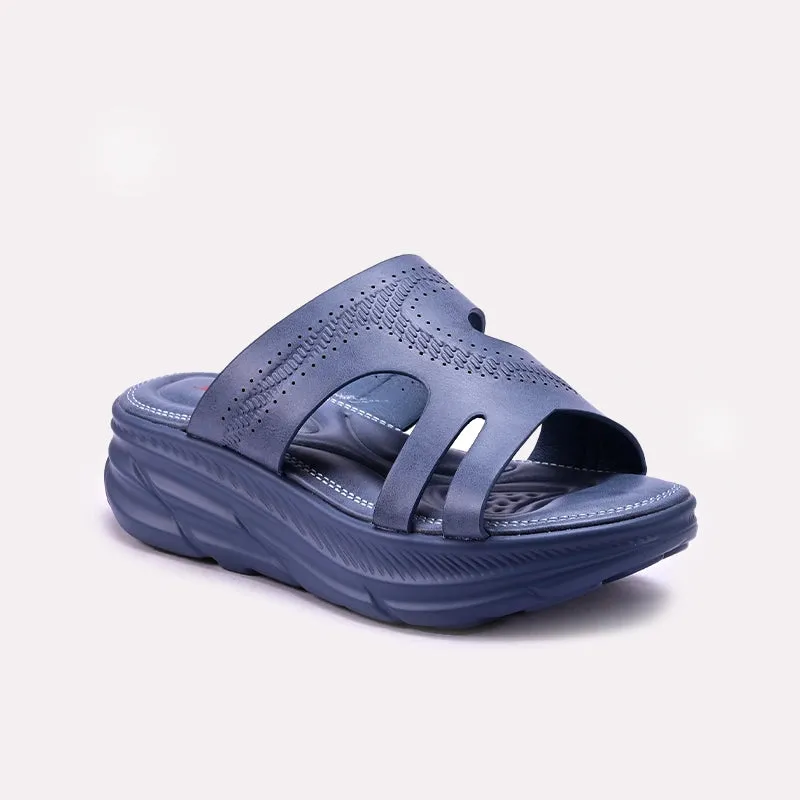 Blue Casual Slippers For Women 0413275 Lightweight
