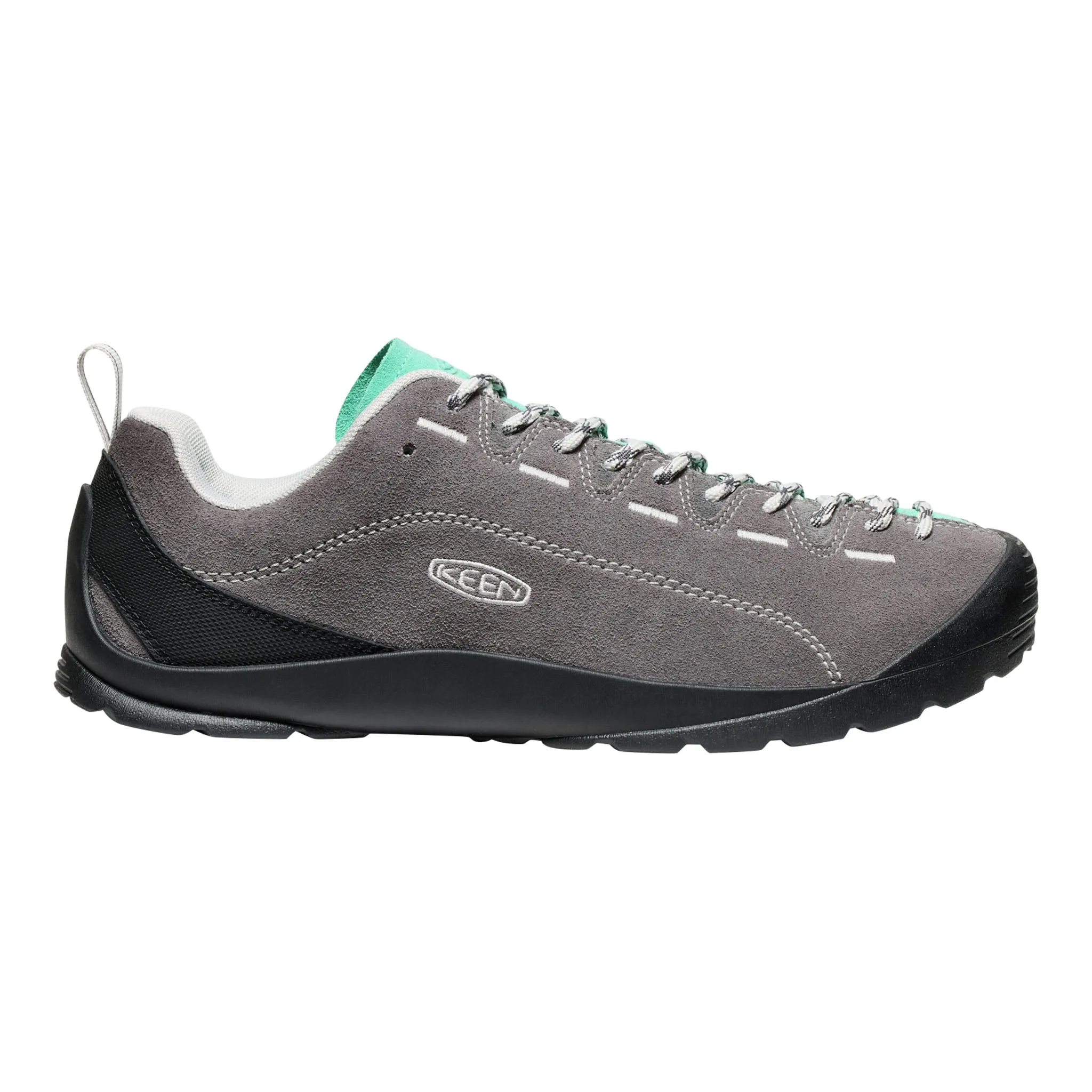 Men's Jasper Steel Grey/Bright Aqua Silk Feel Memory Foam Airport Travel
