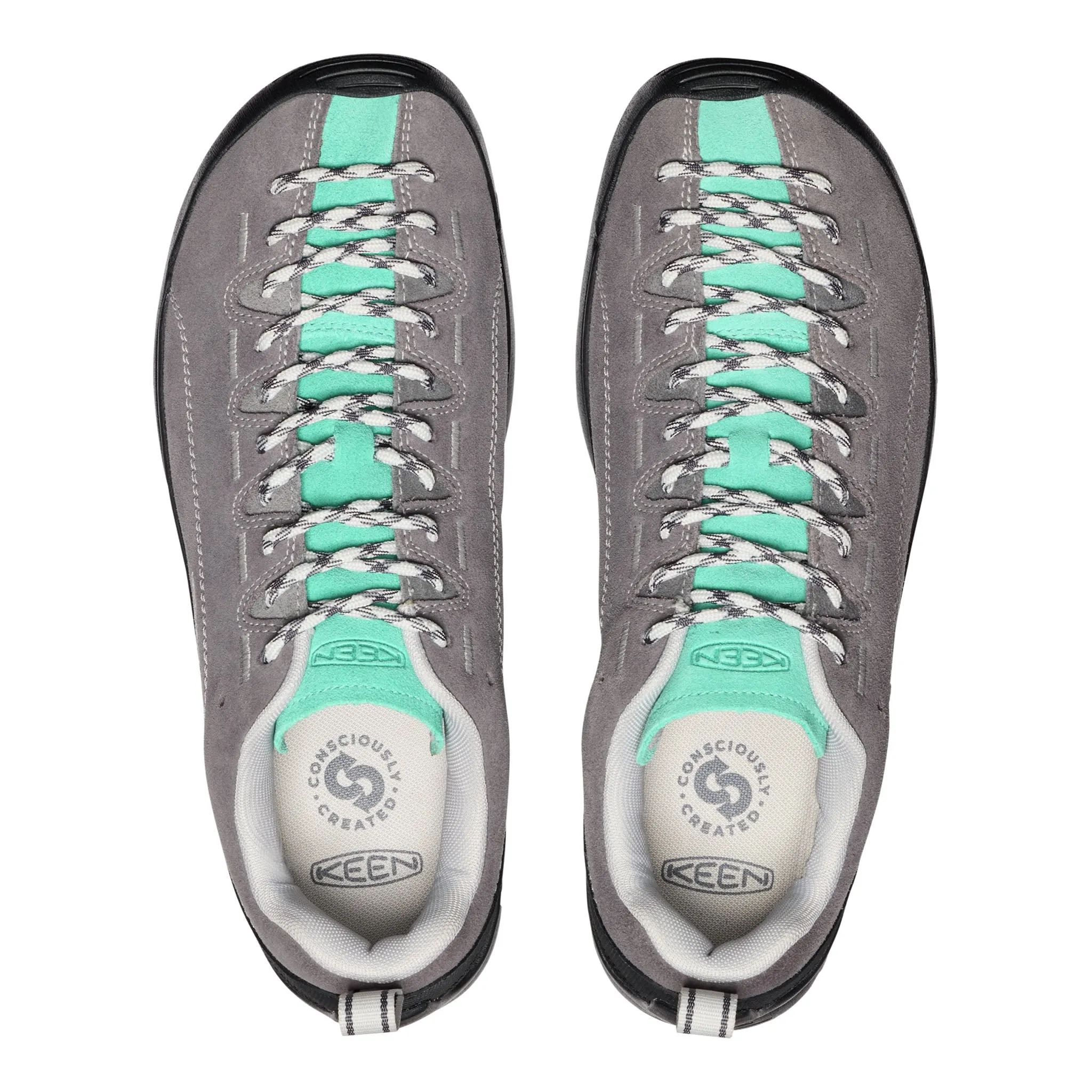 Men's Jasper Steel Grey/Bright Aqua velcro Chic Cool