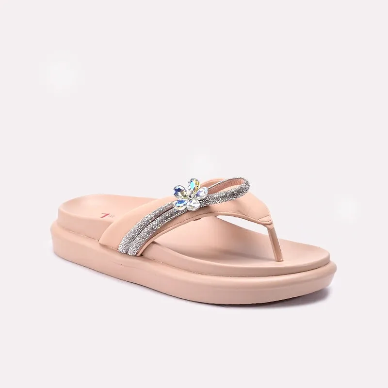 Womens Fawn Comfy Flip Flops 0413407 Mono Style