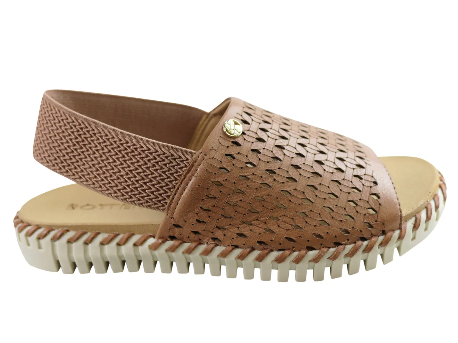 ergonomic Soft Mesh Bottero Trio Womens Comfortable Leather Sandals Made In Brazil