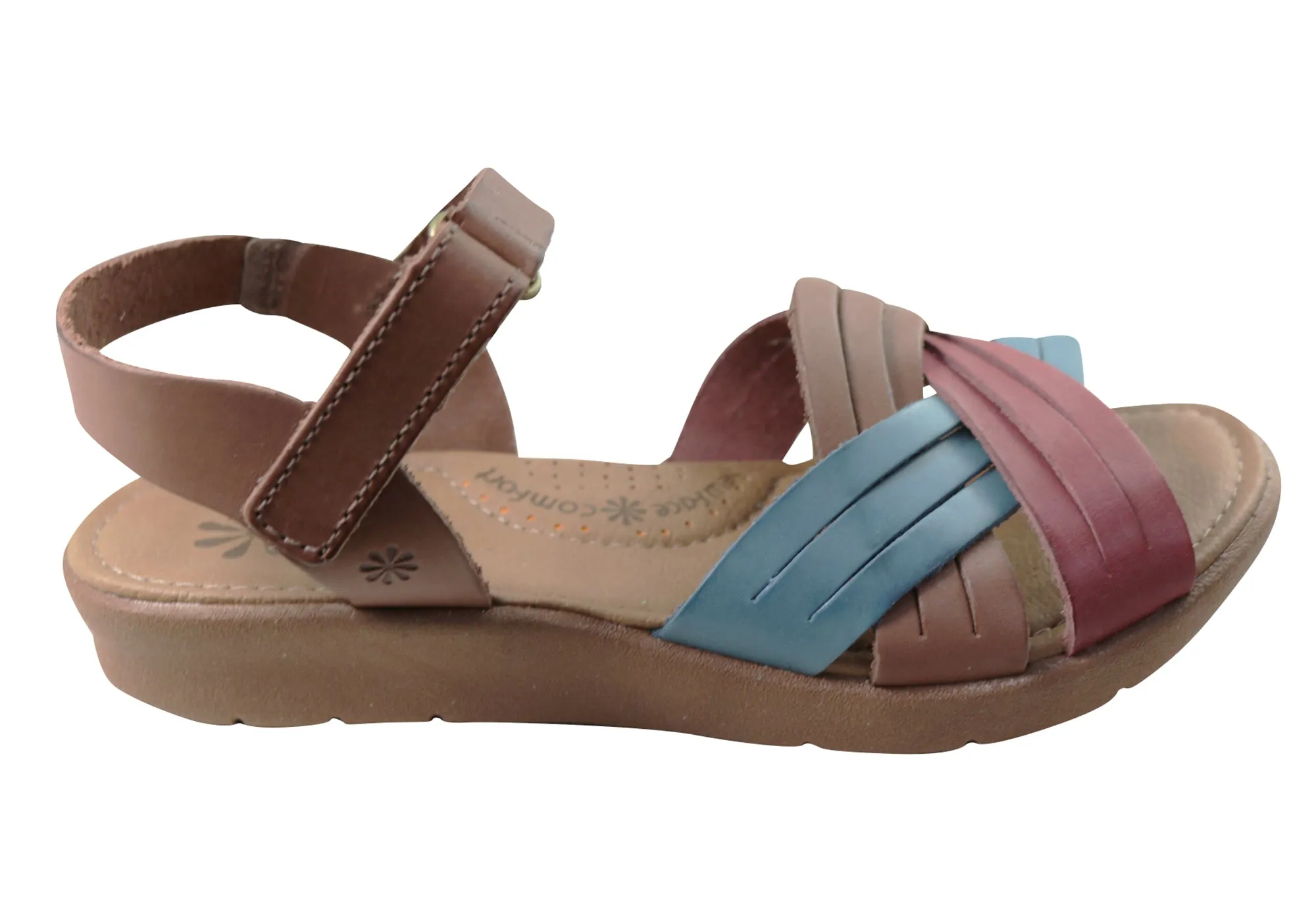 Lightweight Comfort Flexible walking shoes New Face Bellis Womens Comfortable Leather Sandals Made In Brazil
