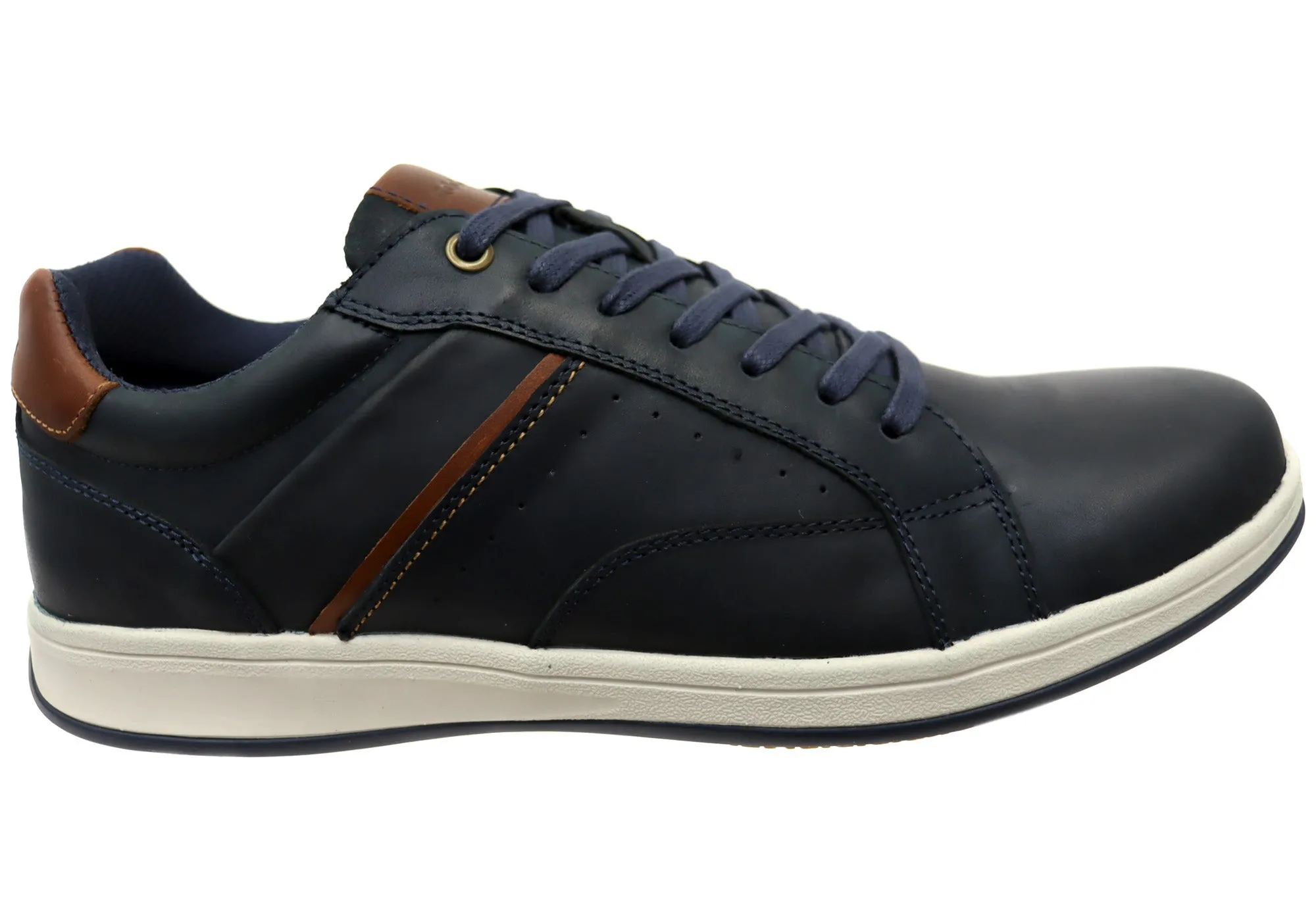 Breath Layer Rockport Jeb RO Mens Leather Comfortable Lace Up Shoes
