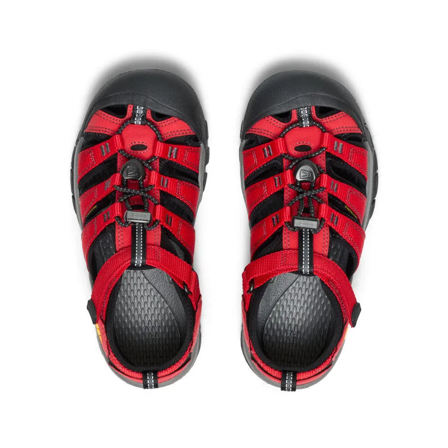 Big Kids' Newport H2  |  Ribbon Red/Gargoyle Comfortable Sandals for Men Easy Slip-On