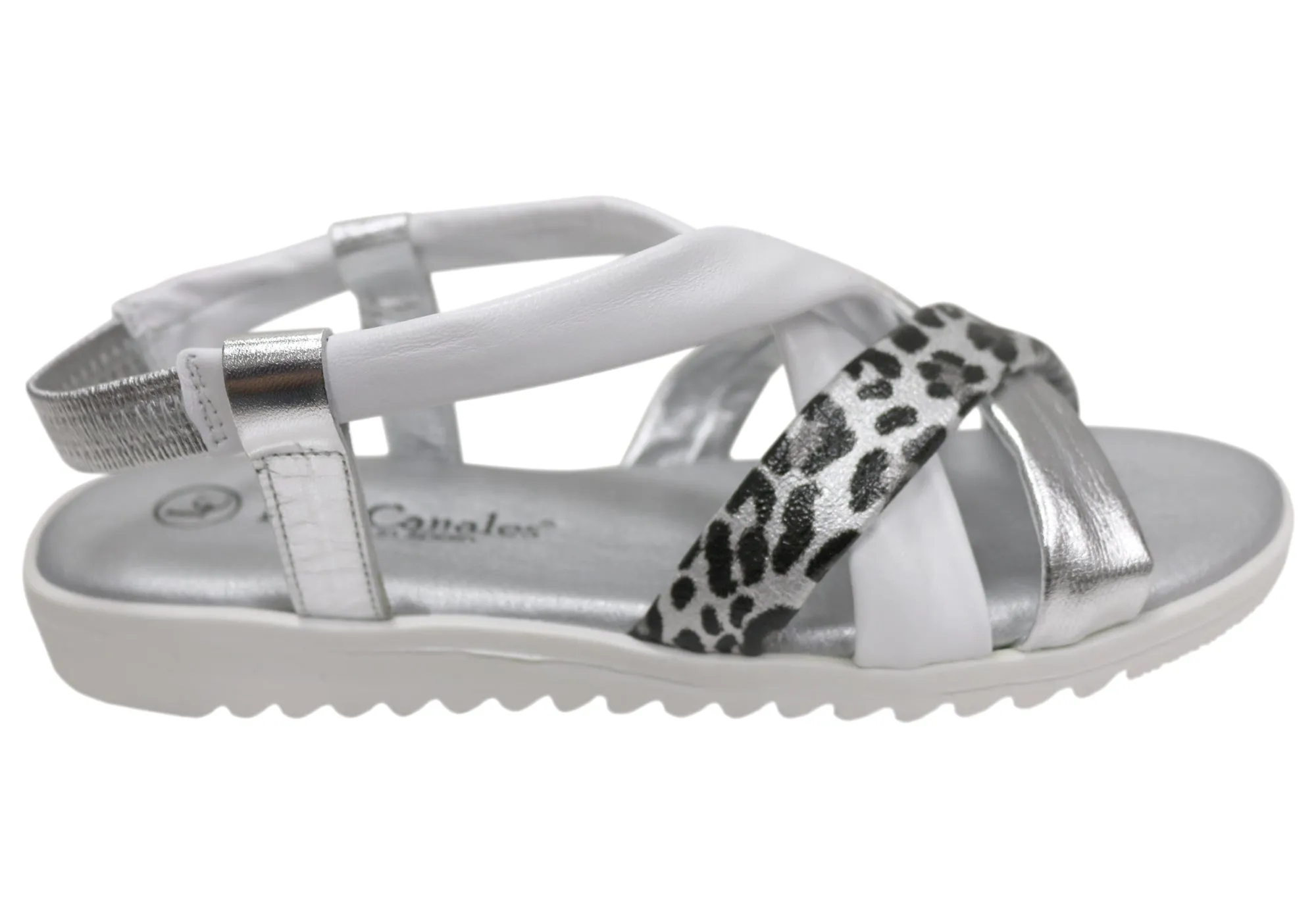 Stride Light Travel-ready Footwear Lola Canales Lilli Womens Comfortable Leather Sandals Made In Spain