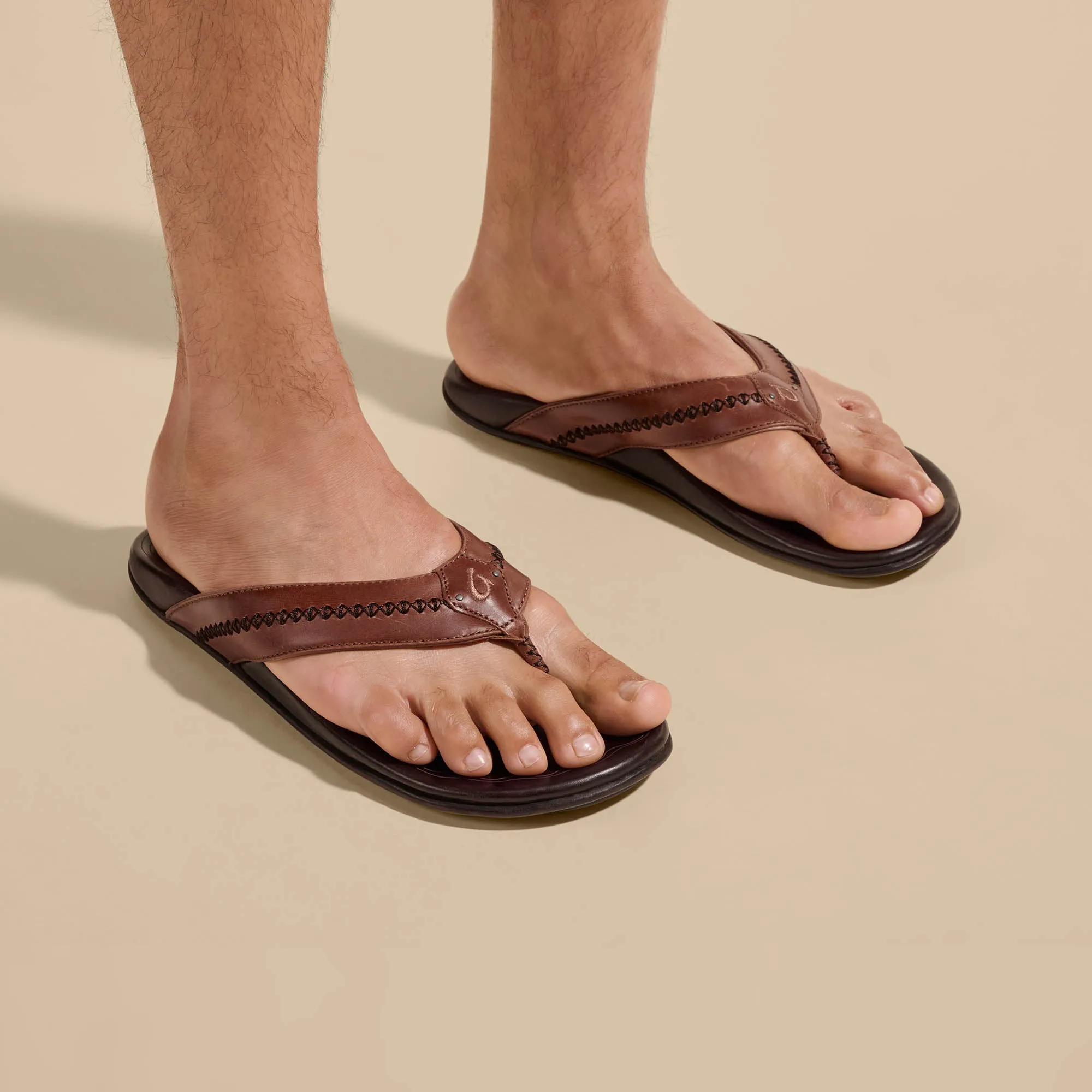 Light sandals Mea Ola - Tan / Dark Java