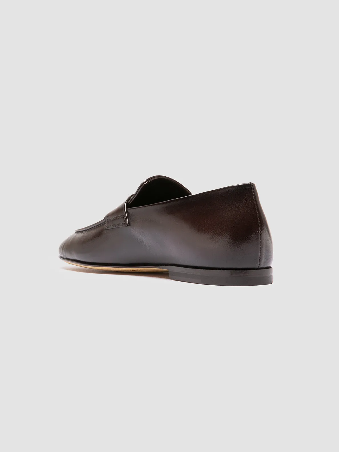 Durable Material AIRTO 001 - Brown Leather Penny Loafers