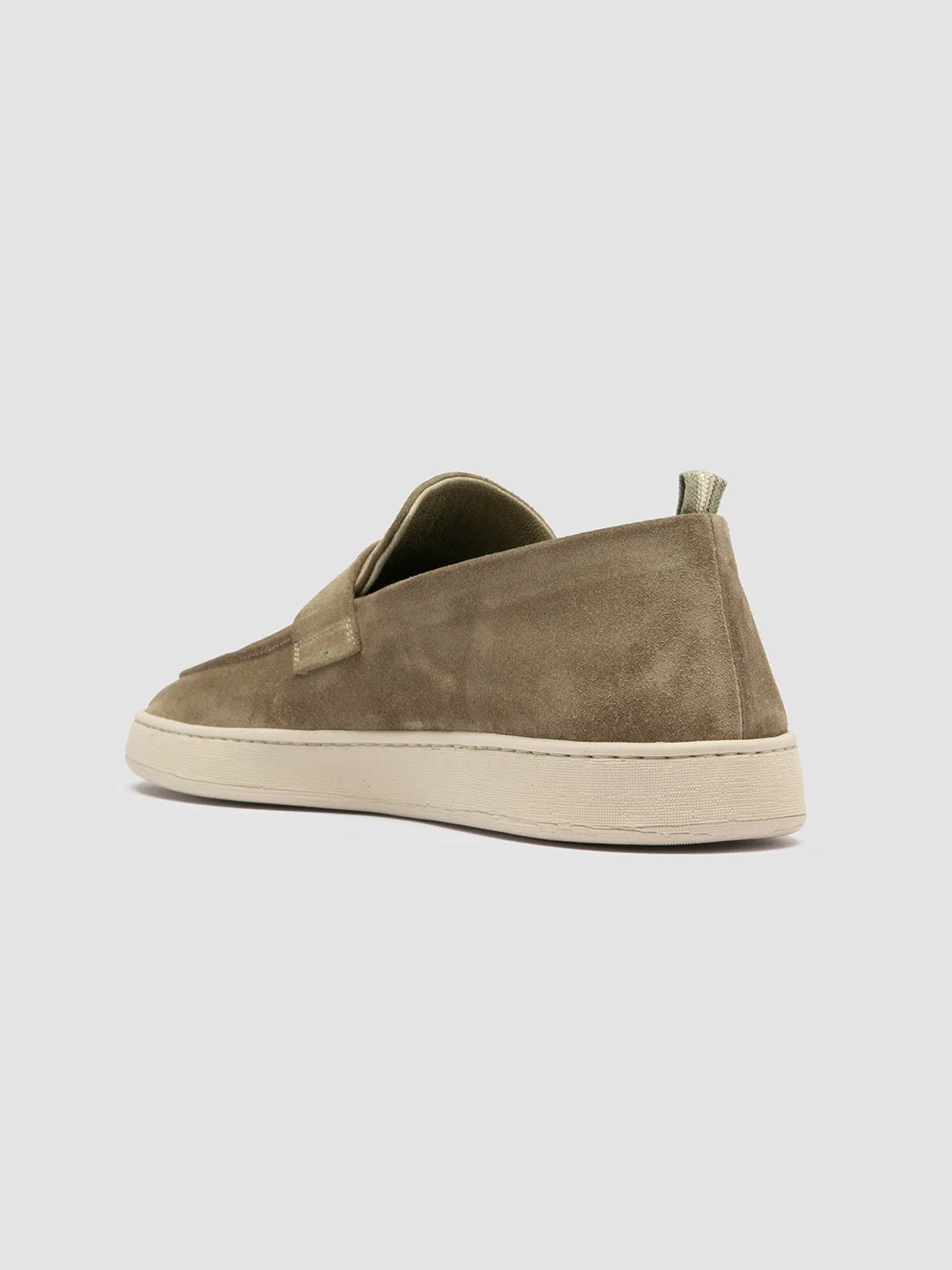 HERBIE 001 - Taupe Suede Penny Loafers MachineWashable