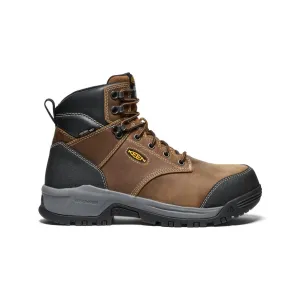 Rugged Terrain All Season Men's Evanston 6" Waterproof Boot INT MET (Carbon Toe)  |  Bison/Black