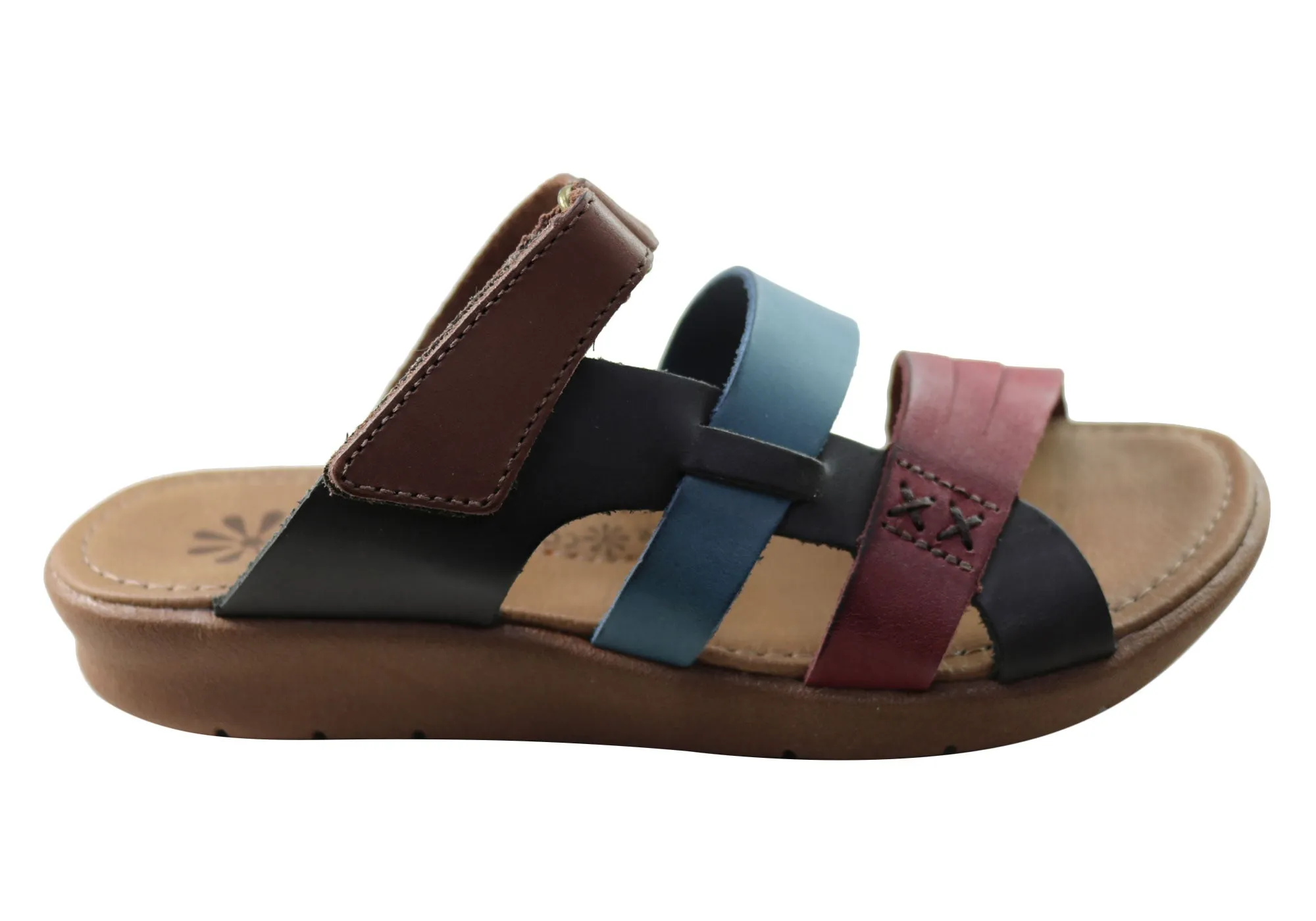 Air Friendly New Face Soma Womens Comfort Leather Slides Sandals Made In Brazil