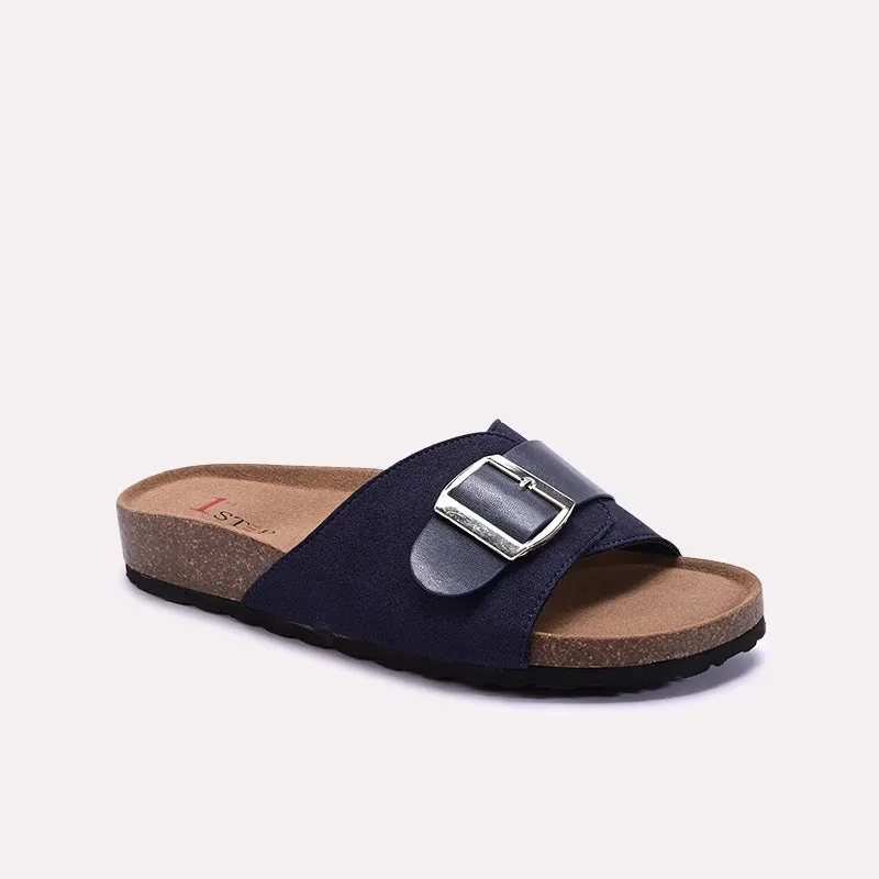 Blue Casual Slippers 0413272 Day Long