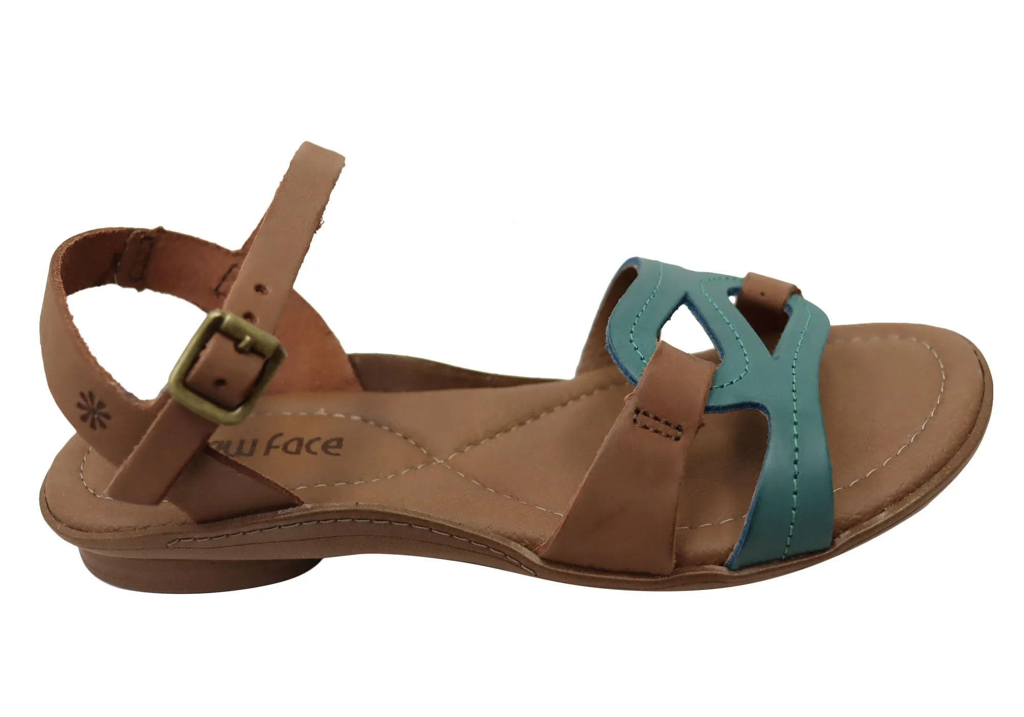 Insole Cushion Light Comfort New Face Leni Womens Comfortable Leather Sandals Made In Brazil