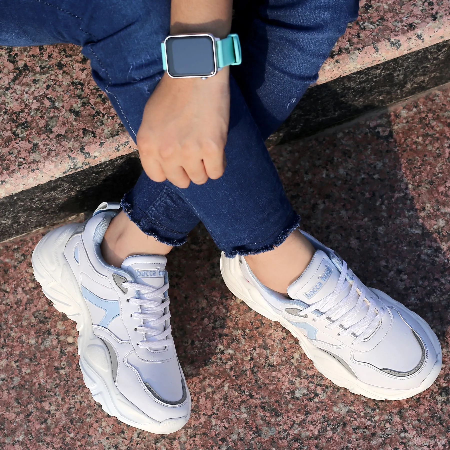 Bacca Bucci HARPER Low-top Platform Chunky Fashion Sneakers For Women Sturdy Build