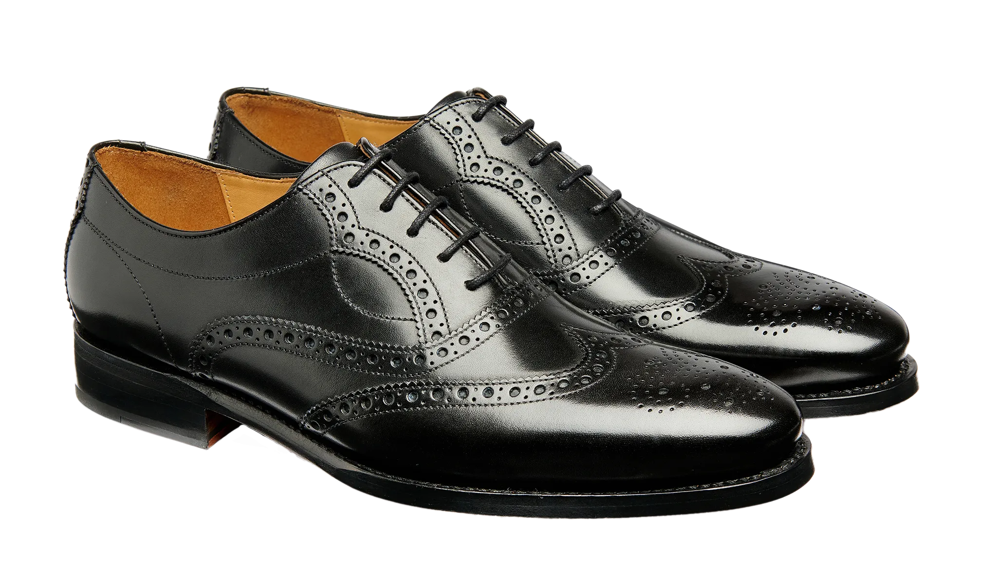 Sleek Profile Neutral Tone Marchwell - Black Calf