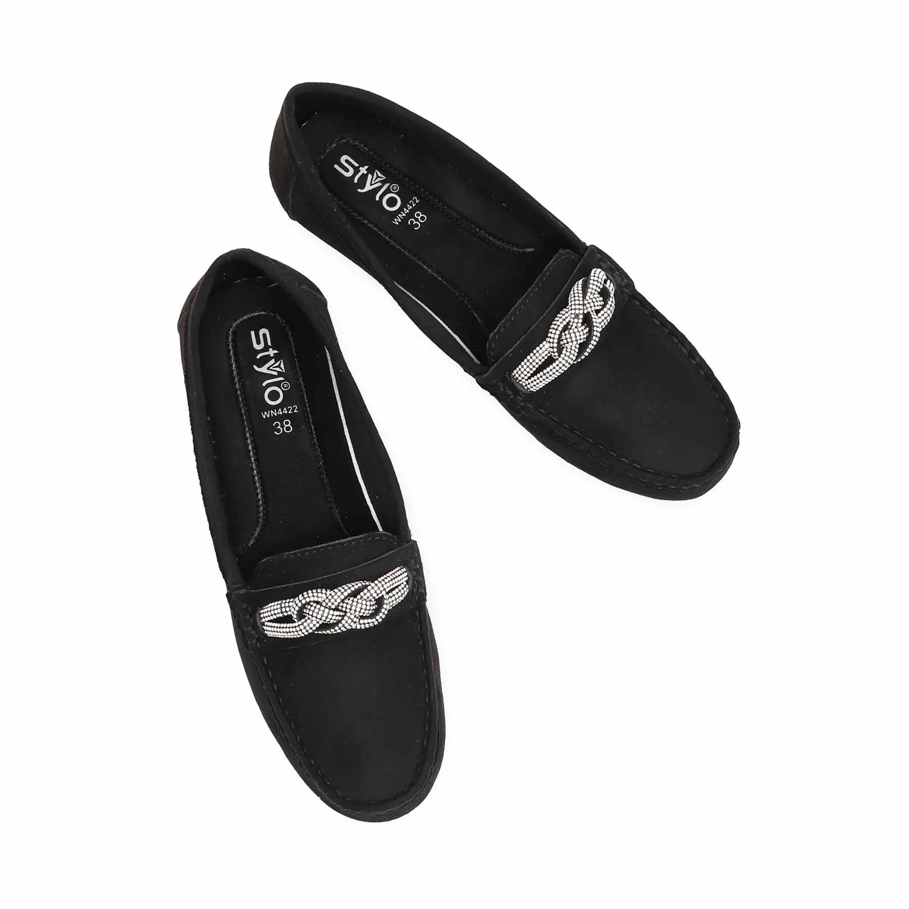 Unisex Appeal City Active Black Moccasin WN4422