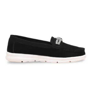 Clean Stitch Black Moccasin WN4422