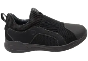 Nunn Bush By Florsheim Mens EE Extra Wide Grazie Slip Work Shoes Smooth Move