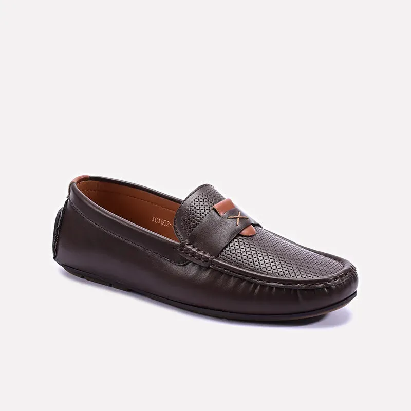 Street Proof Ice Walk Brown Classic Loafers Men 0130948