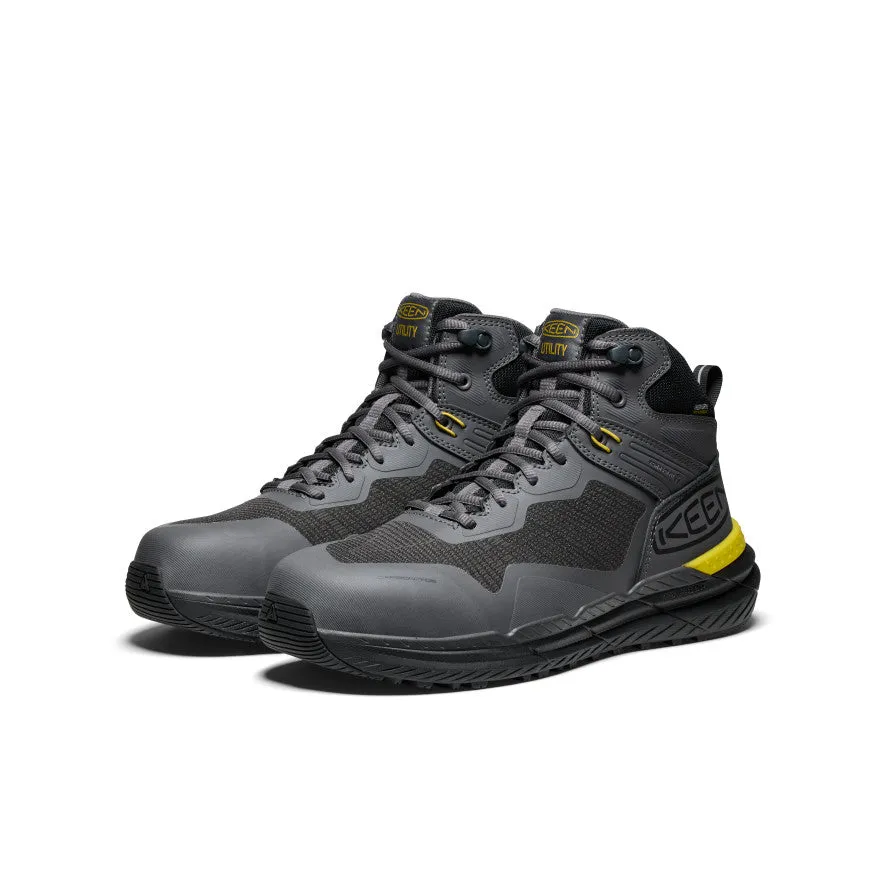 Men's Synchro Waterproof Work Boot (Carbon Toe)  |  Magnet/Black Boho Mood Camouflage Pattern