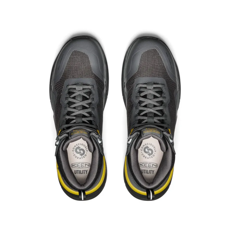 Men's Synchro Waterproof Work Boot (Carbon Toe)  |  Magnet/Black Grippy Outsole Backcountry Camper