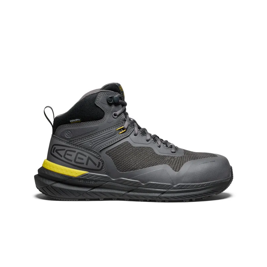 Men's Synchro Waterproof Work Boot (Carbon Toe)  |  Magnet/Black High-End Craftsmanship