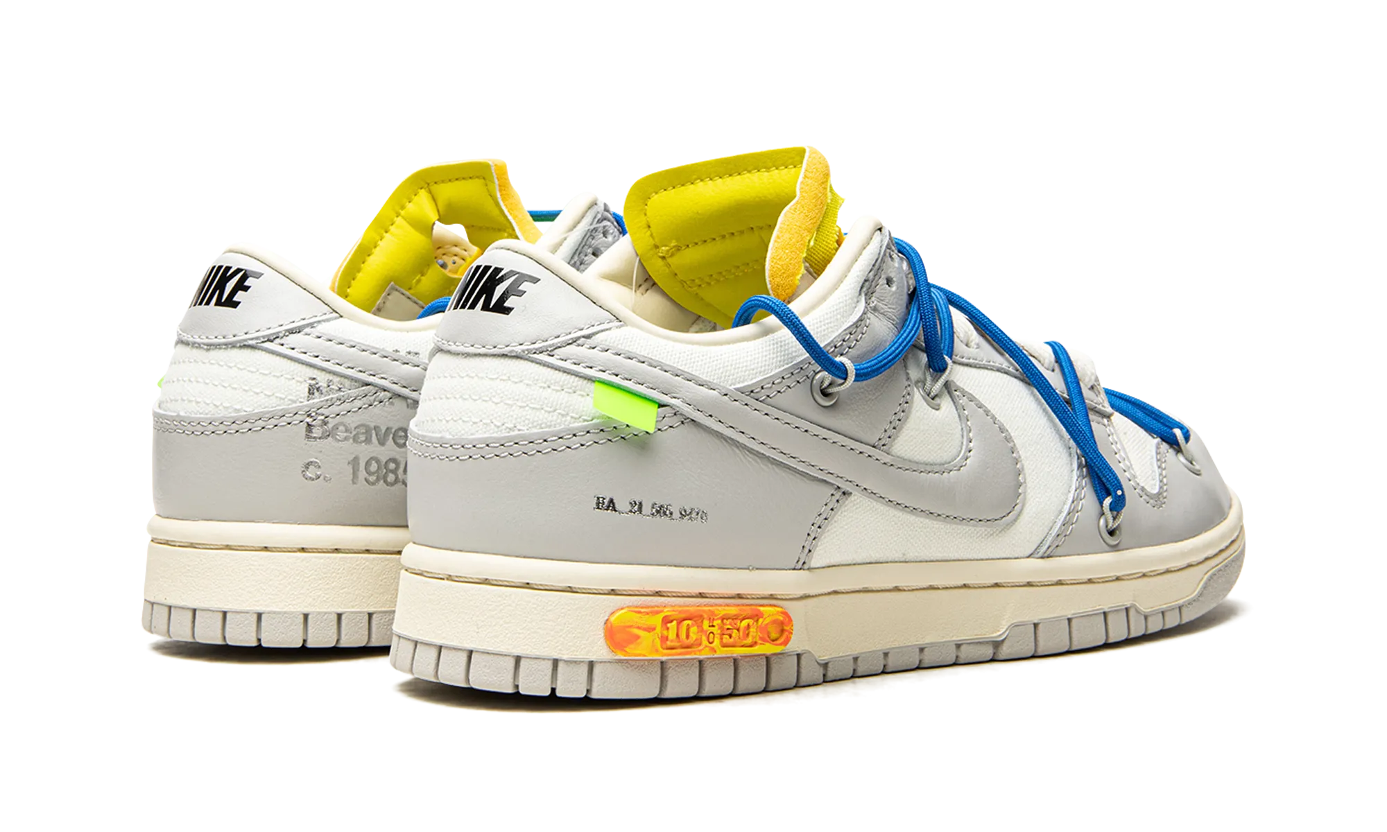 Durable Fit Dunk Low "Off-White - Lot 10"