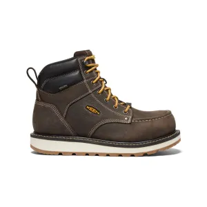 Insulated Stylish Explorer Insulated Weather Resistant User Men's Cincinnati 6" Waterproof Boot (Carbon Toe)  |  Dark Chocolate/Sandshell