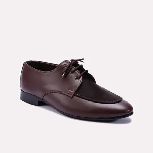 Success Walk Brown Velvet Derby Shoes 0111319