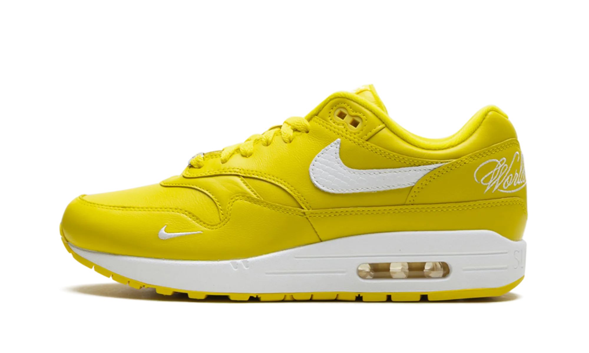 Air Max 1 '87 SP "Supreme Speed Yellow" Breathable Canvas Travel Must
