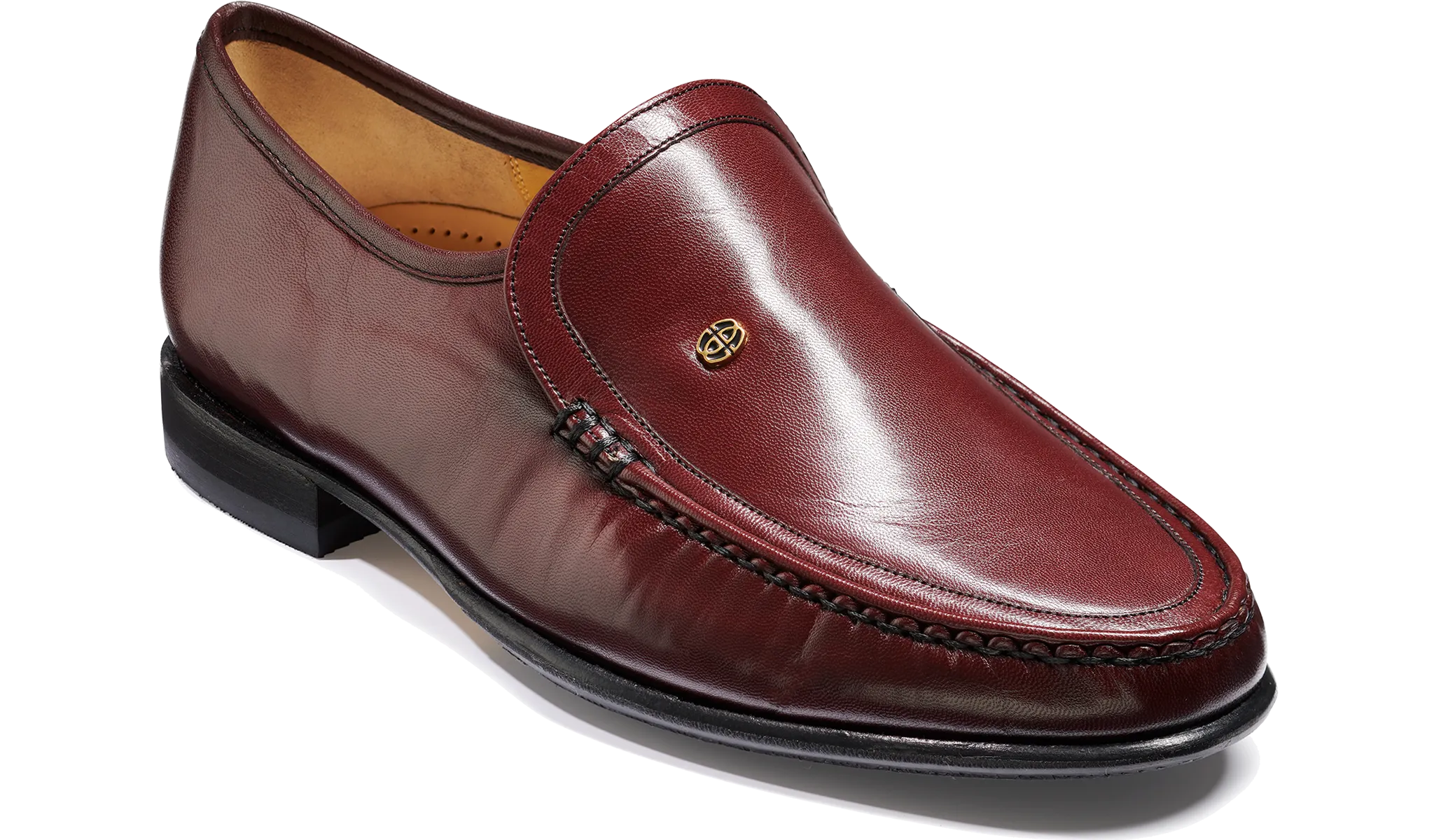 Valencia - Burgundy Kid Edge Step Soft Insole