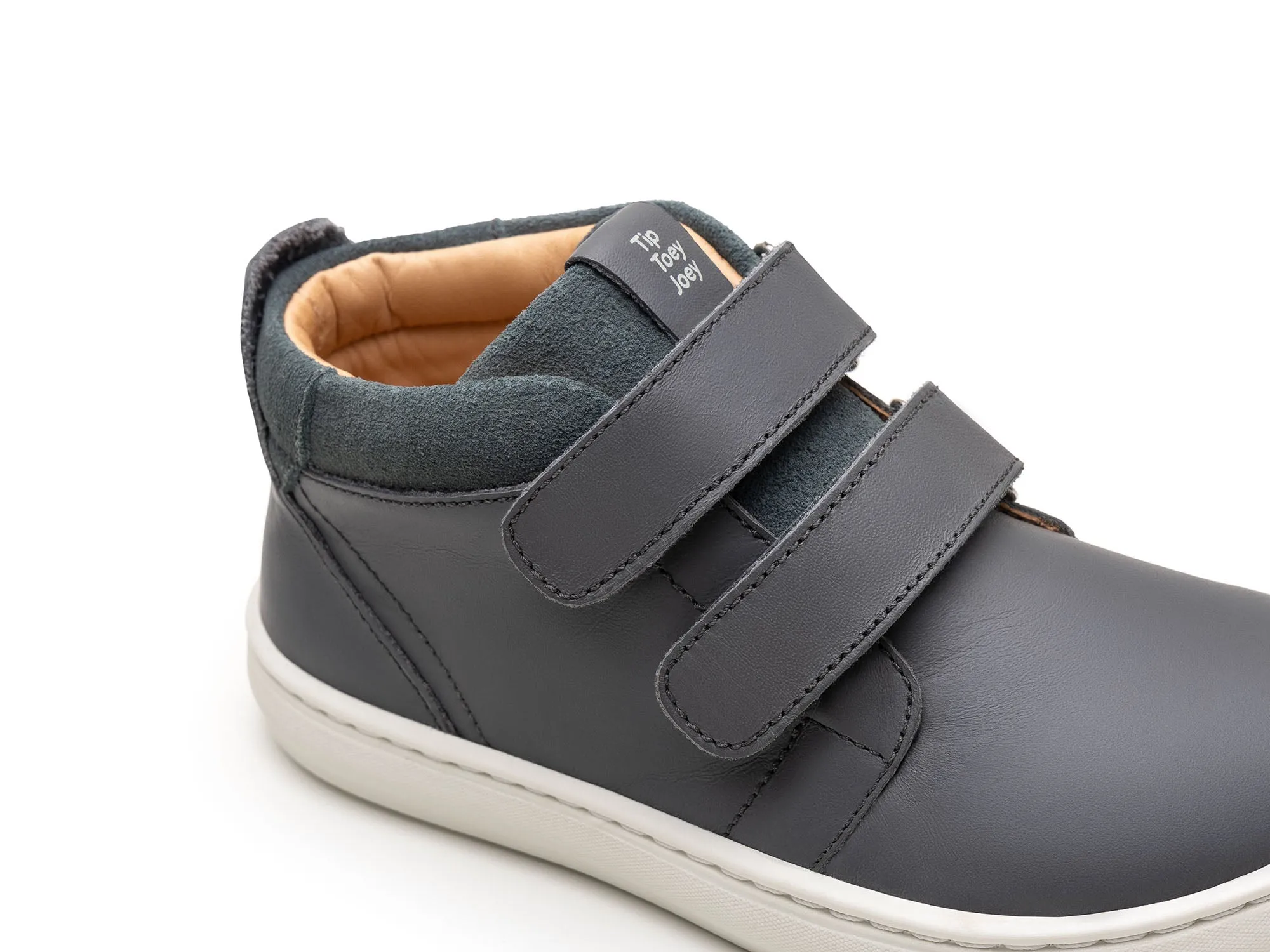 Tip Toey Joey Boy's Cascade Boots - Slate Blue / Urban Blue Suede Wide fit