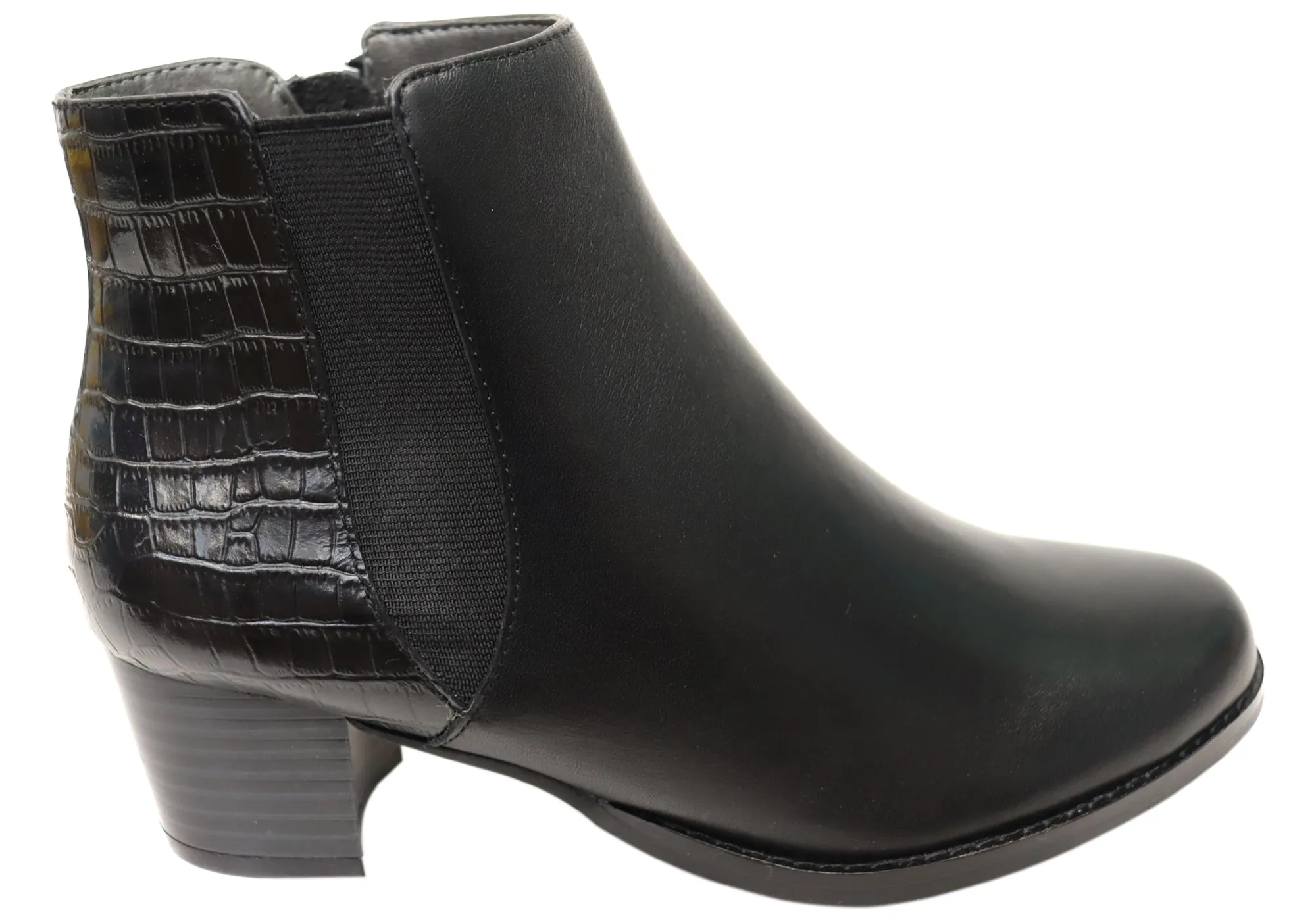Shock Absorbing Morning Walk Scholl Orthaheel Heaven Womens Comfortable Leather Ankle Boots